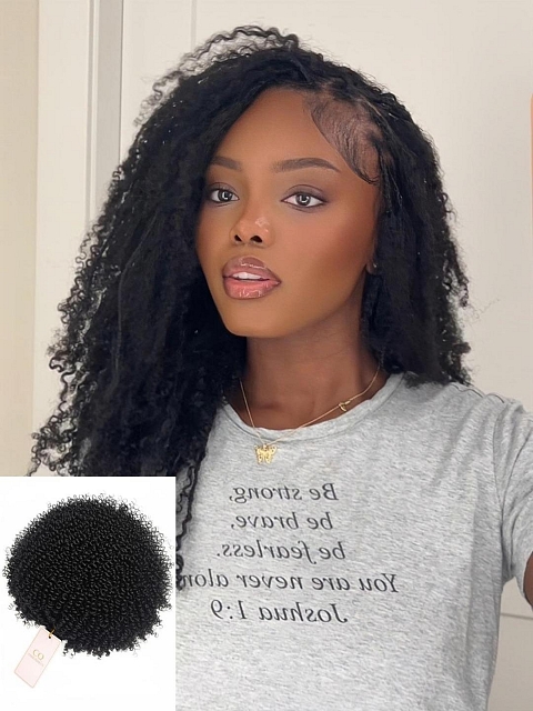 Kinky Coily Human Hair Braiding Hair