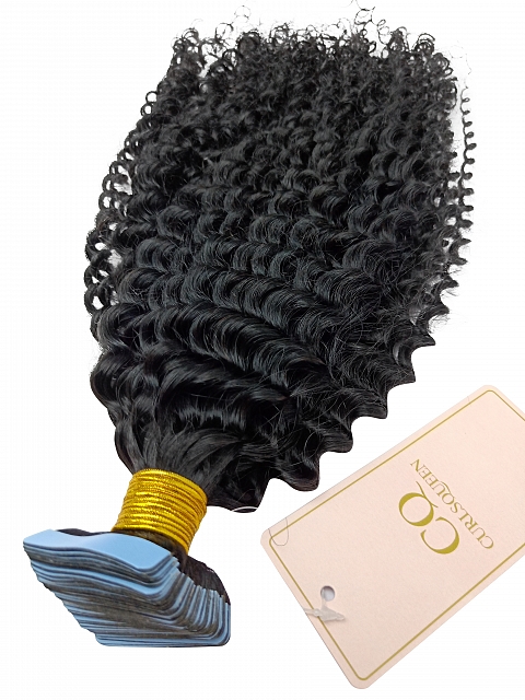 Kinky Curly Tape In Hair Extensions