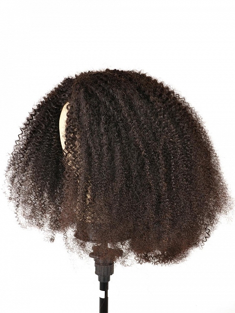 All-In-One Upgrade U Part Kinky Curly Human Hair Wig