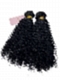 Natural Black Deep Curly Bundle Weft Hair Extensions (3b/3c Hair Texture)