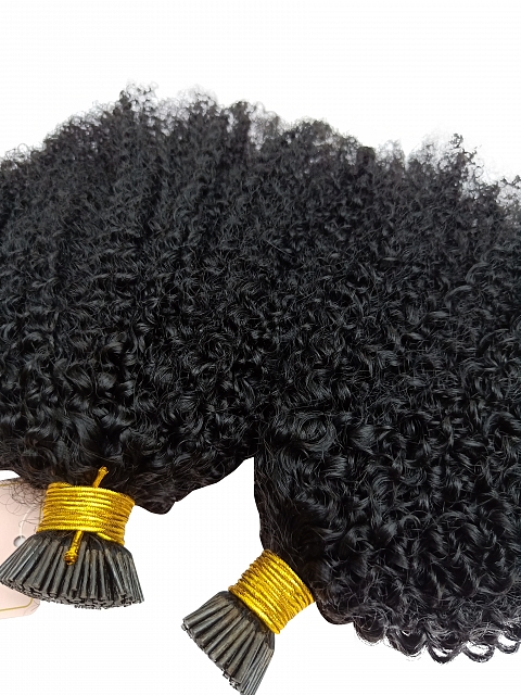 Microlinks - Afro Kinky Coily Beads Weft / Itips Hair Extensions