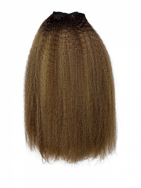 Clearance-Balayage Classic Clip Ins(Caramel Brown Highlights)