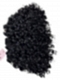 Natural Black Water Loose Curly Bundle Weft Hair Extensions (2c/3a Hair Texture)