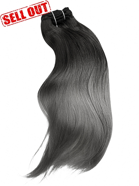 Ash Brown-Light Yaki Human Hair Classic Clip ins
