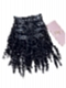 Clip-in Human Hair Goddess Loc Extensions