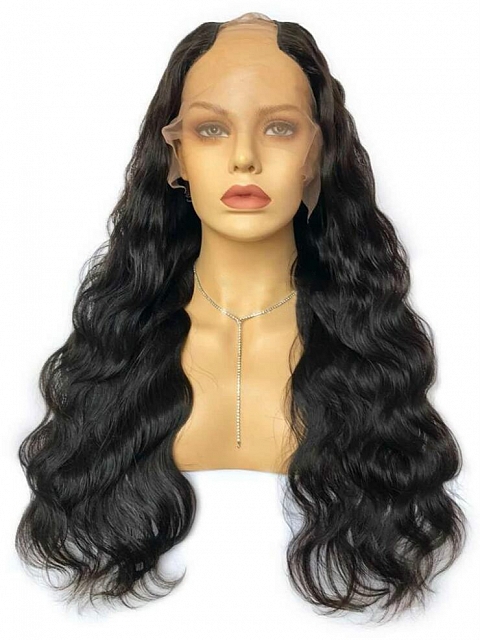 Protective Style For Black Natural Hair- Brazilian Virgin Body Wave U-Part Human Hair Wig