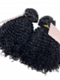 Natural Black Afro Kinky Curly Bundle Weft Hair Extensions