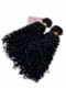 Natural Black Deep Curly Bundle Weft Hair Extensions (3b/3c Hair Texture)