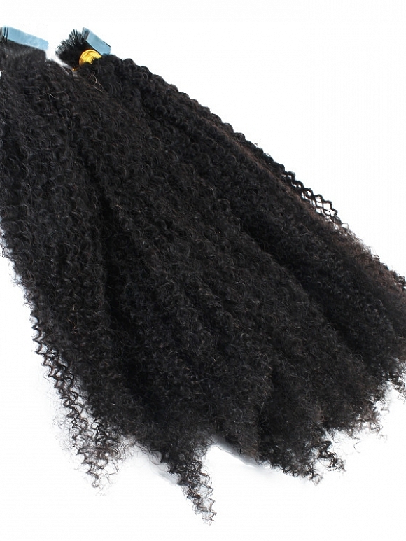 Afro Kinky Coily Tape In Hair Extensions - Home - CurlsQueen