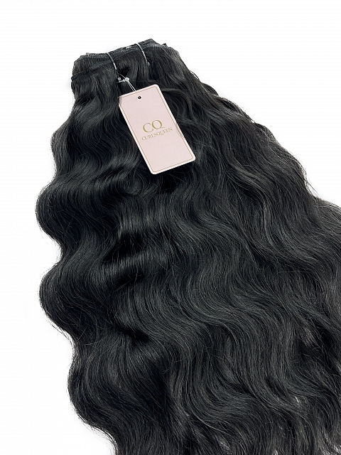 CURLSQUEEN Body Wave Clip-In Extension Sets | One Bundle Set For Full Head