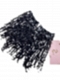 Clip-in Human Hair Textured Coily Loc Extensions
