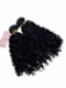 Natural Black Deep Curly Bundle Weft Hair Extensions (3b/3c Hair Texture)