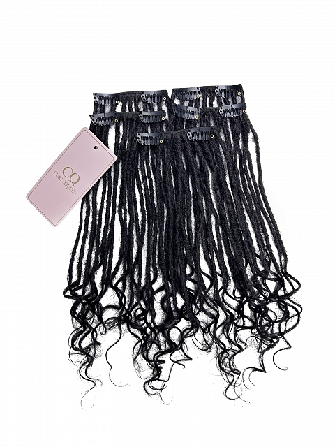 Clip-in Human Hair Fusion Loc Extensions