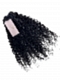 Brazilian Virgin Human Hair Drawstring Ponytail Natural Curly(3a/3b Hair Texture)