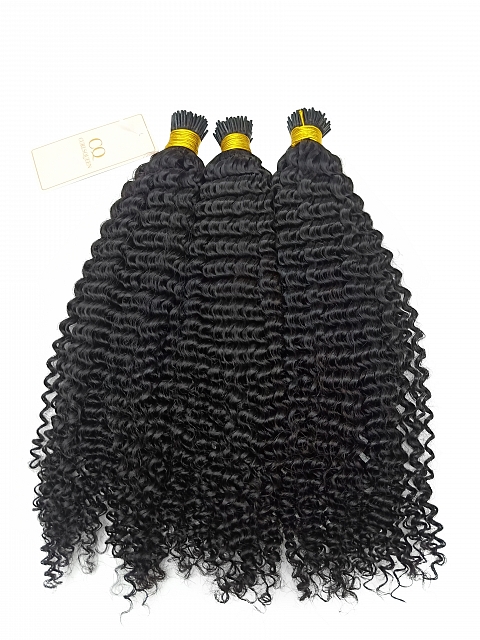 Microlinks - Jerry Curly Beads Weft / Itips Hair Extensions