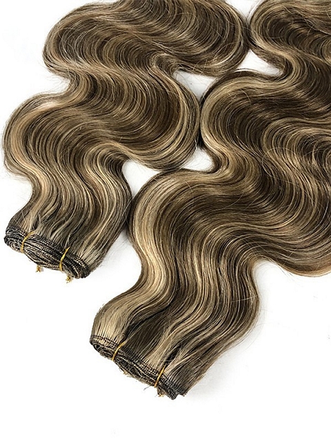 Balayage Body Wave Weave Bundle Weft Hair Extensions