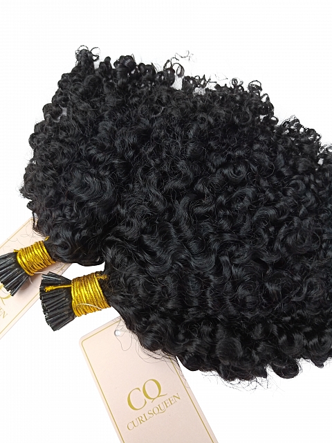 Microlinks - Water Jerry Curly Comb Beads Weft / I-tips Hair Extensions