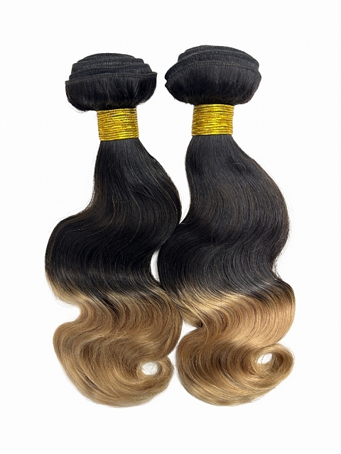 Clearance-Ombre Body Wave Weft bundle Hair Extensions