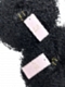 Natural Black Tight Afro Coily Bundle Weft Hair Extensions (4c/4d Hair Texture)
