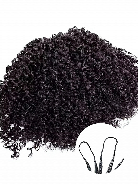 Seamless-Crochet Human Hair Water Jerry Curly(3c4a HairTexture)
