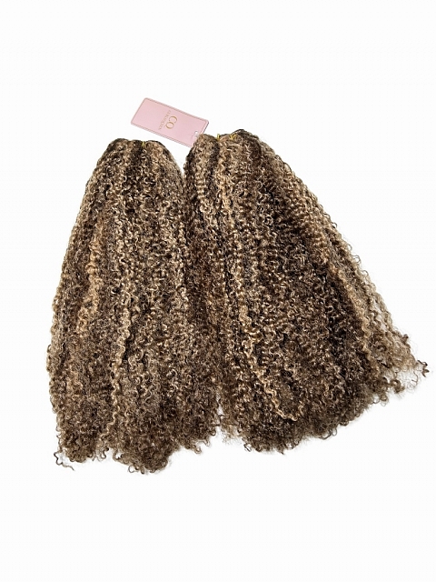 Clearance-Balayage Water Kinky Coily Bundles(4a4b hair texture)