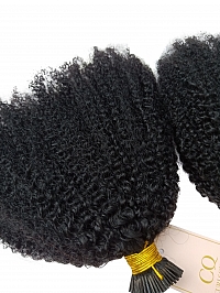 Microlinks - Afro Kinky Coily Beads Weft / Itips Hair Extensions -  CurlsQueen