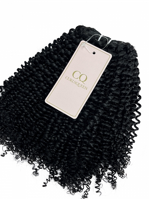 CURLSQUEEN Afro Kinky Curly Clip-In Extension Sets (3c/4a Hair Texture)