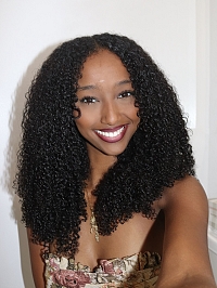 Water Jerry Curly Clip In Hair Extension Sets 3c 4a Hair Texture