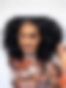 Protective Style For Black Natural Hair- Brazilian Virgin Kinky Curly U-Part Human Hair Wig-CQW005